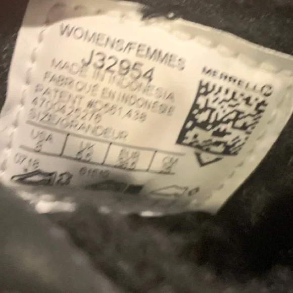 Merrell Black Leather Slip-On Clog with Buckle - Picture 4 of 6